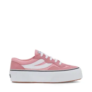 3041 Revolley Colorblock Platform Sneakers - Pink