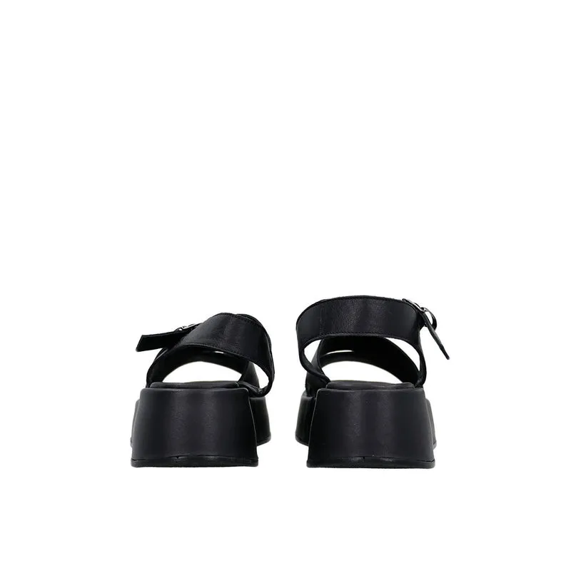 5004598 WOMEN'S PLATFORM SANDALS- BLACK