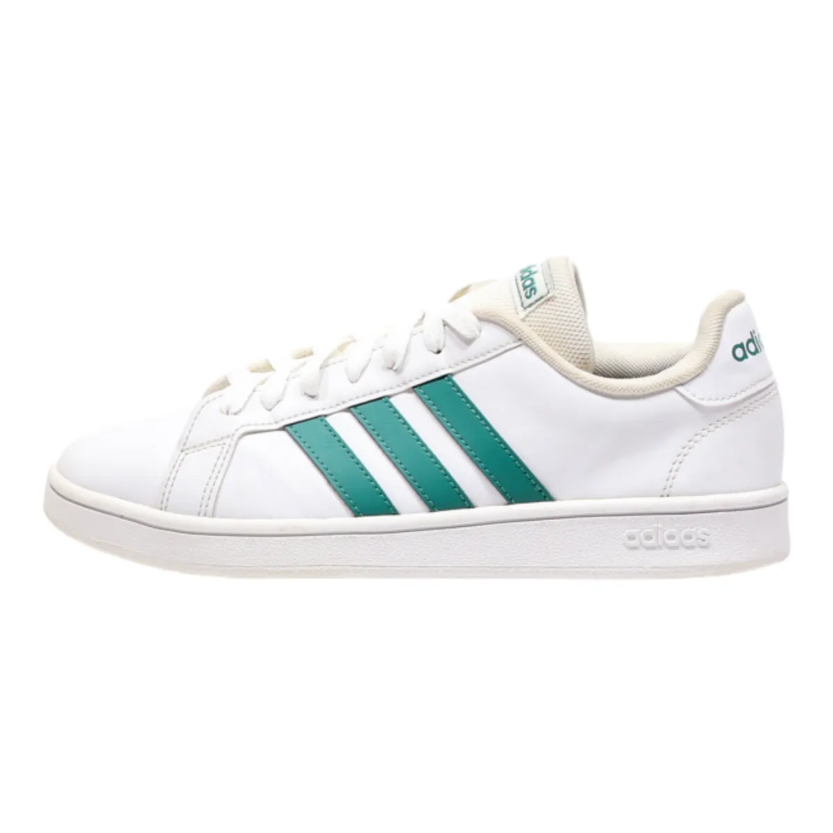 ADIDAS Grand Court Sneaker Trainers White Leather Mens UK 7.5