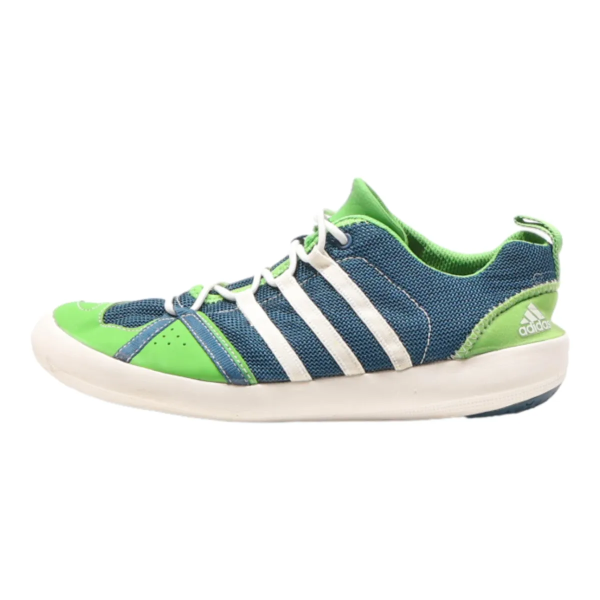 ADIDAS Low Top Trainers Green Synthetic Boys UK 5.5