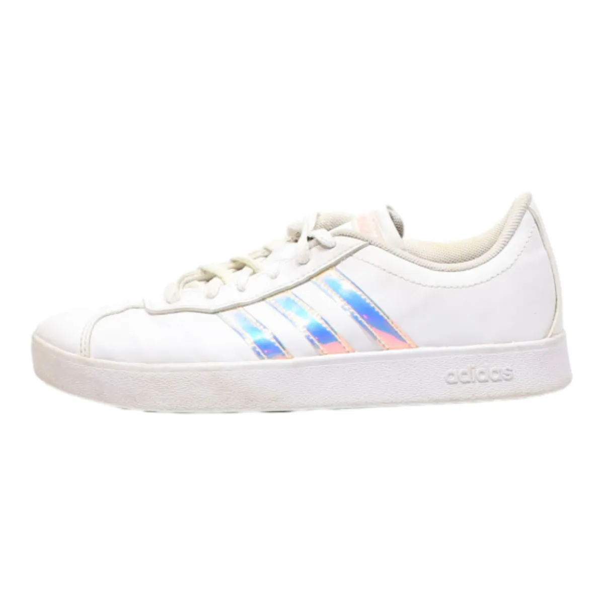 ADIDAS Low Top Trainers White Leather Womens UK 3.5