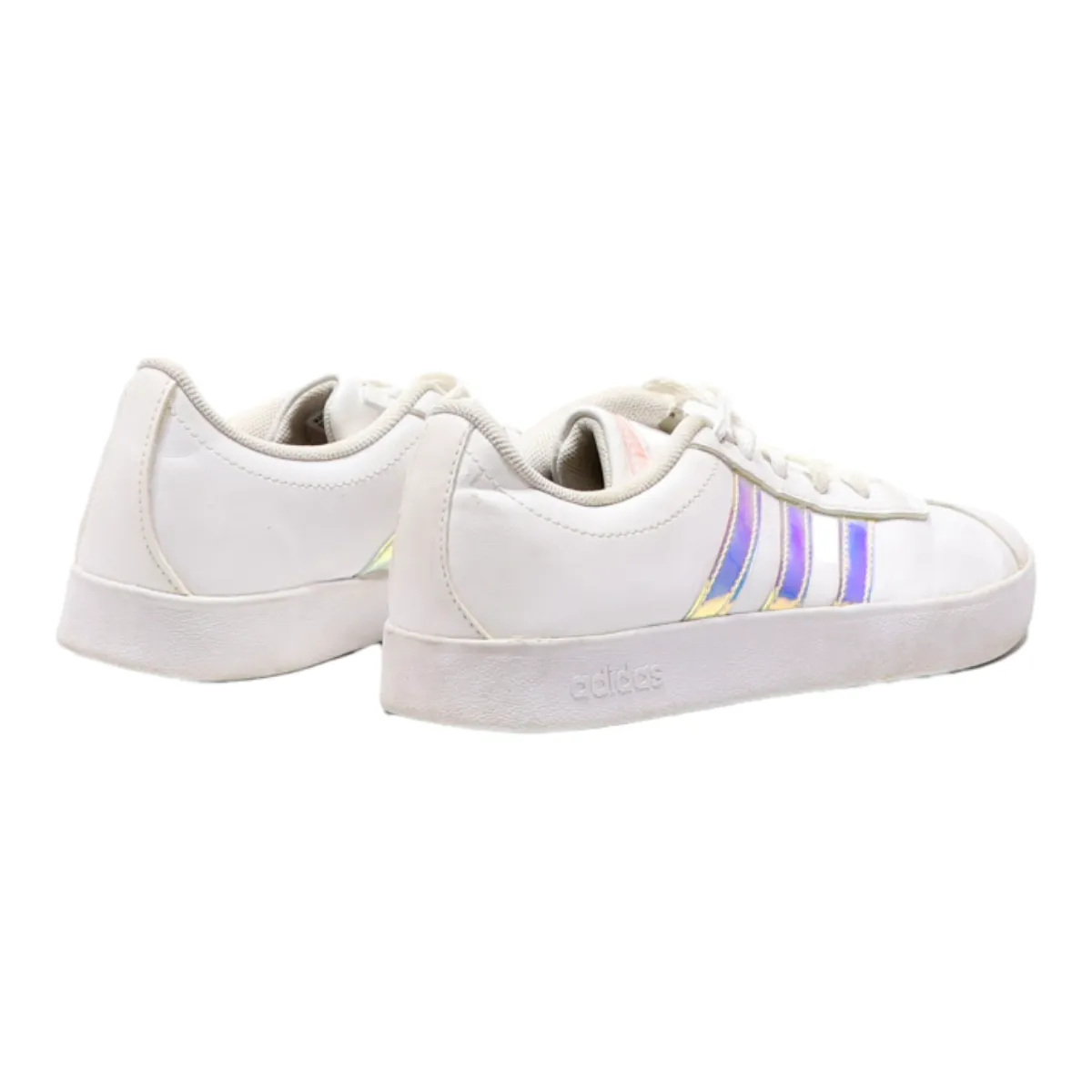 ADIDAS Low Top Trainers White Leather Womens UK 3.5