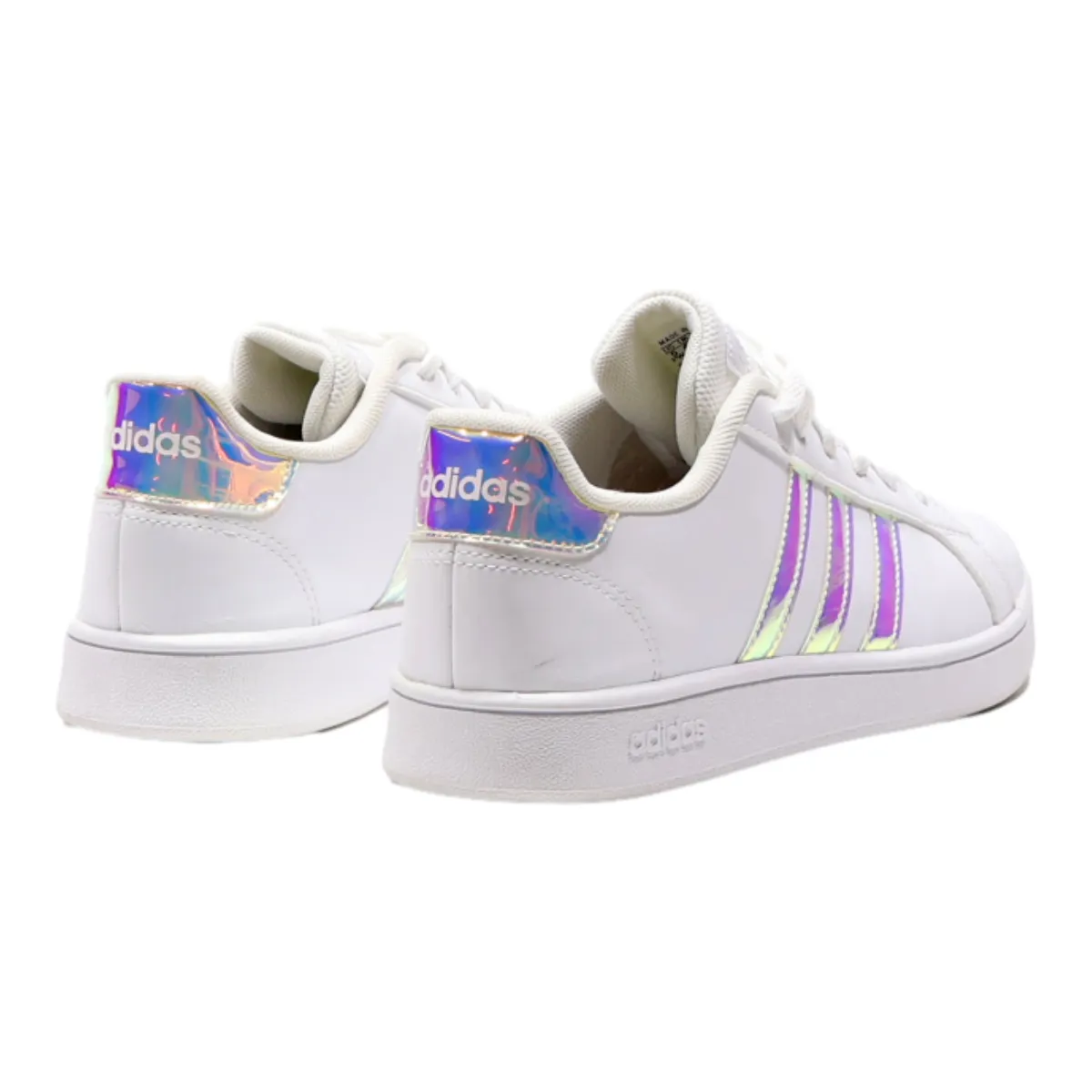 ADIDAS Low Top Trainers White Leather Womens UK 4.5