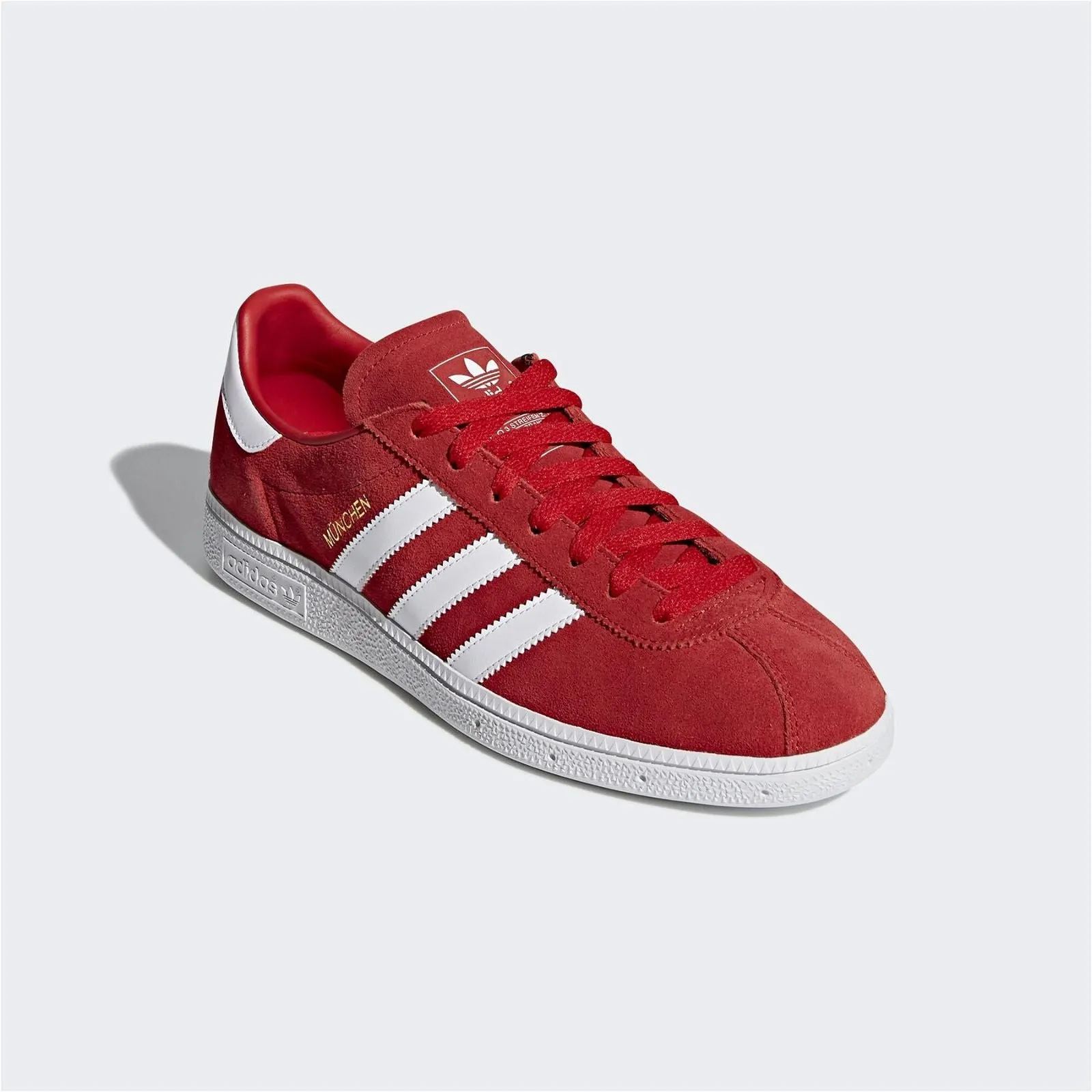 adidas Originals Munchen Trainers - Red