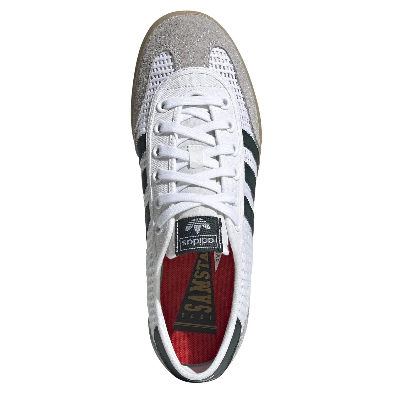 adidas Originals Tischtennis Samstag Trainers - White & Gum