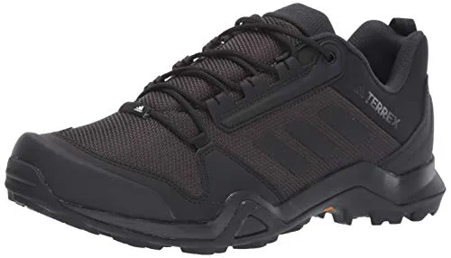 adidas outdoor Men's Terrex AX3 Hiking Boot, Black/Black/Carbon, 10.5 M US