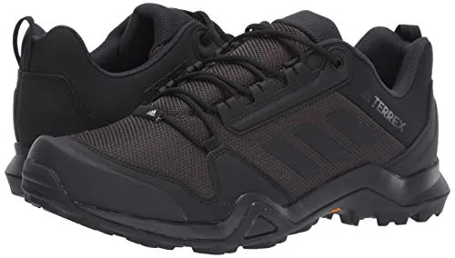 adidas outdoor Men's Terrex AX3 Hiking Boot, Black/Black/Carbon, 10.5 M US