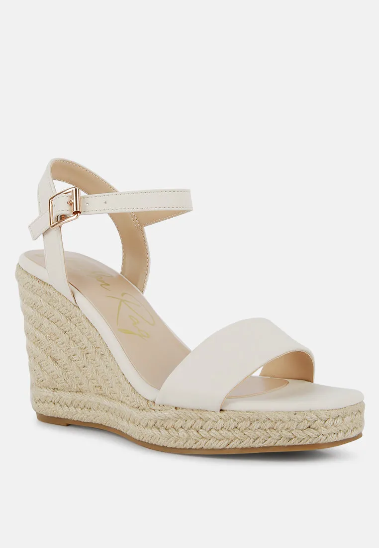 Augie Woven Wedge Sandals