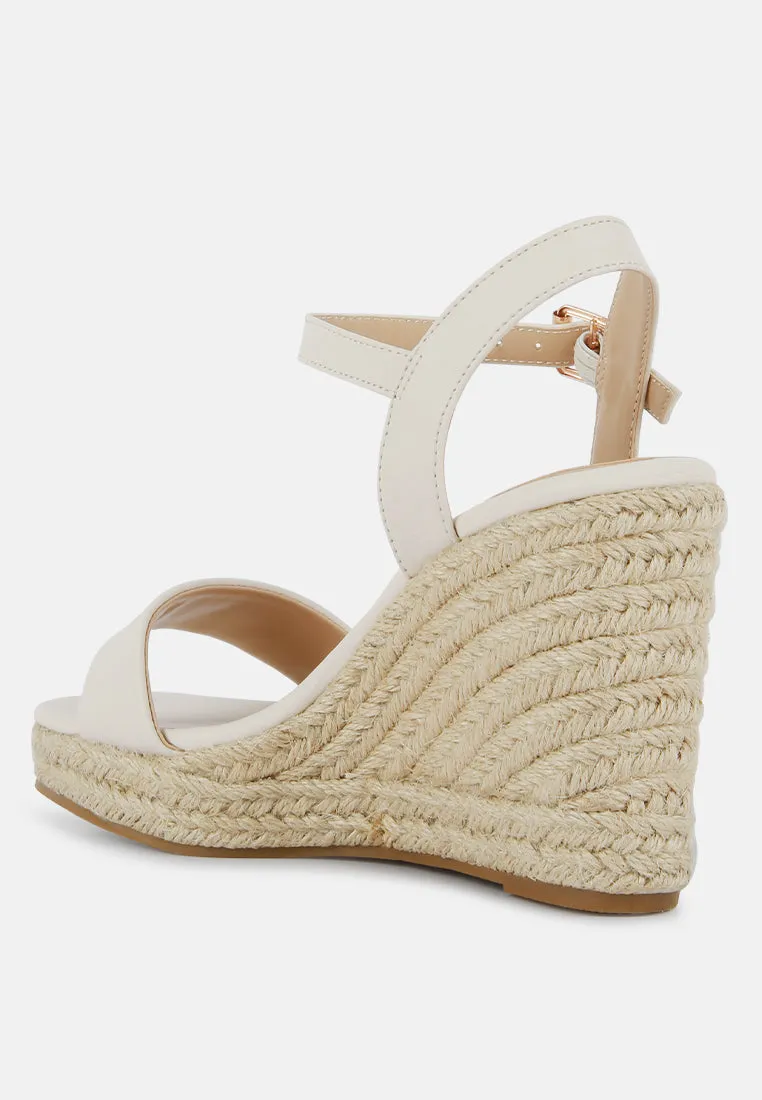 Augie Woven Wedge Sandals