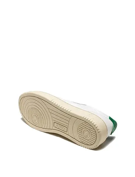 Autry Medalist Low Leather Trainers White / Green