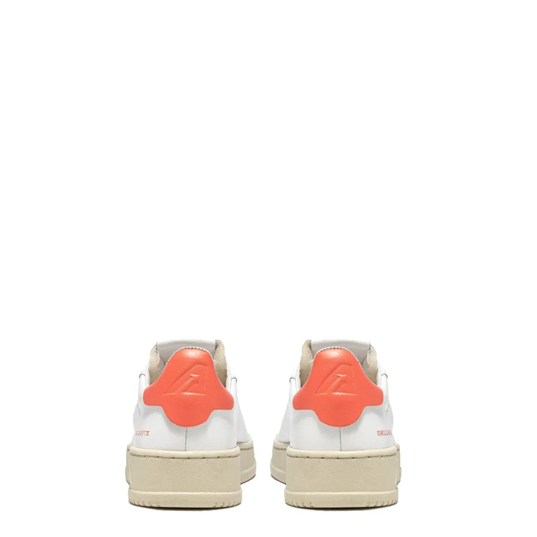 Autry Womens Dallas Low Trainers White / Coral