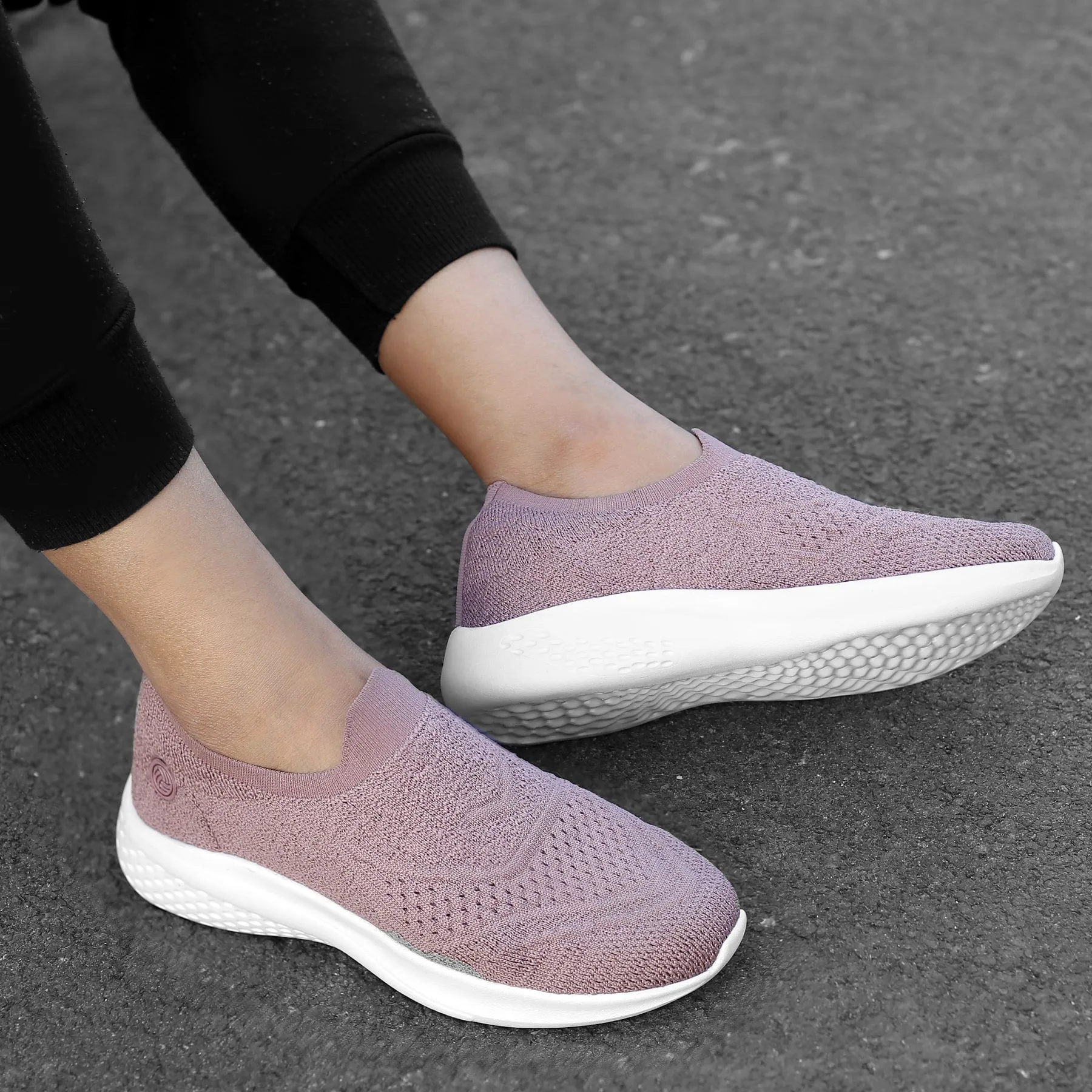 Bacca Bucci Women's WALKER Slip-On Walking Breathable Mesh Sports Shoes Sneakers