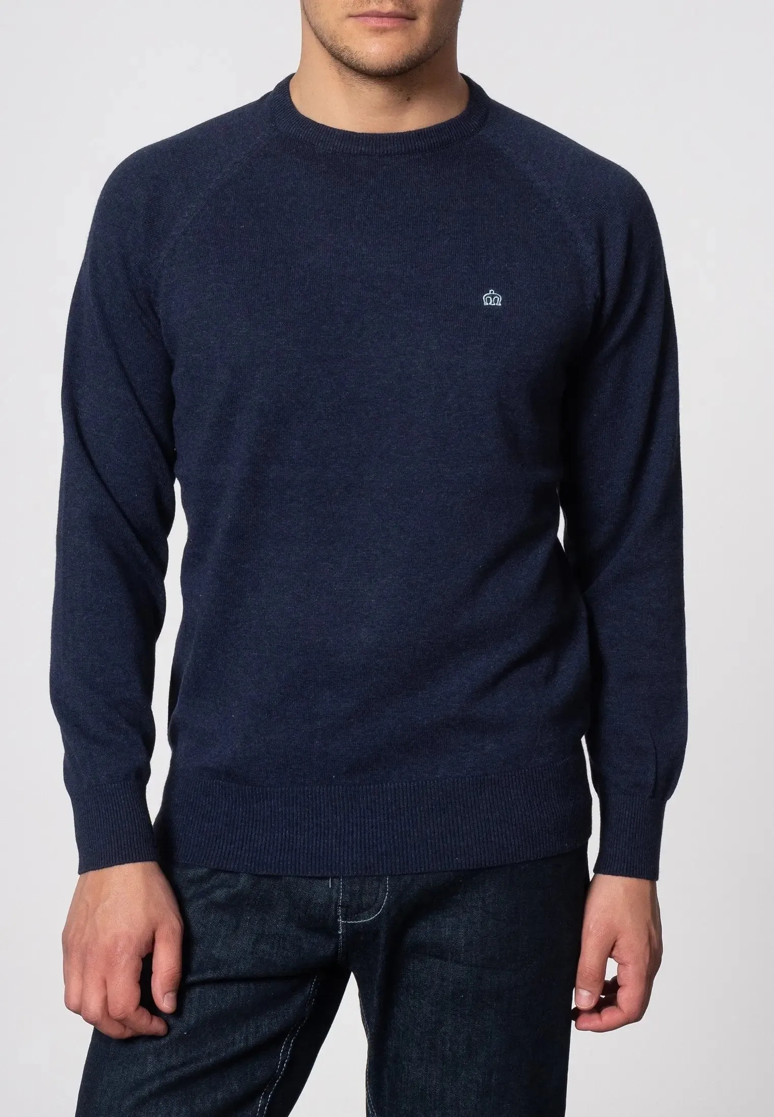 Berty Navy Marl Jumper