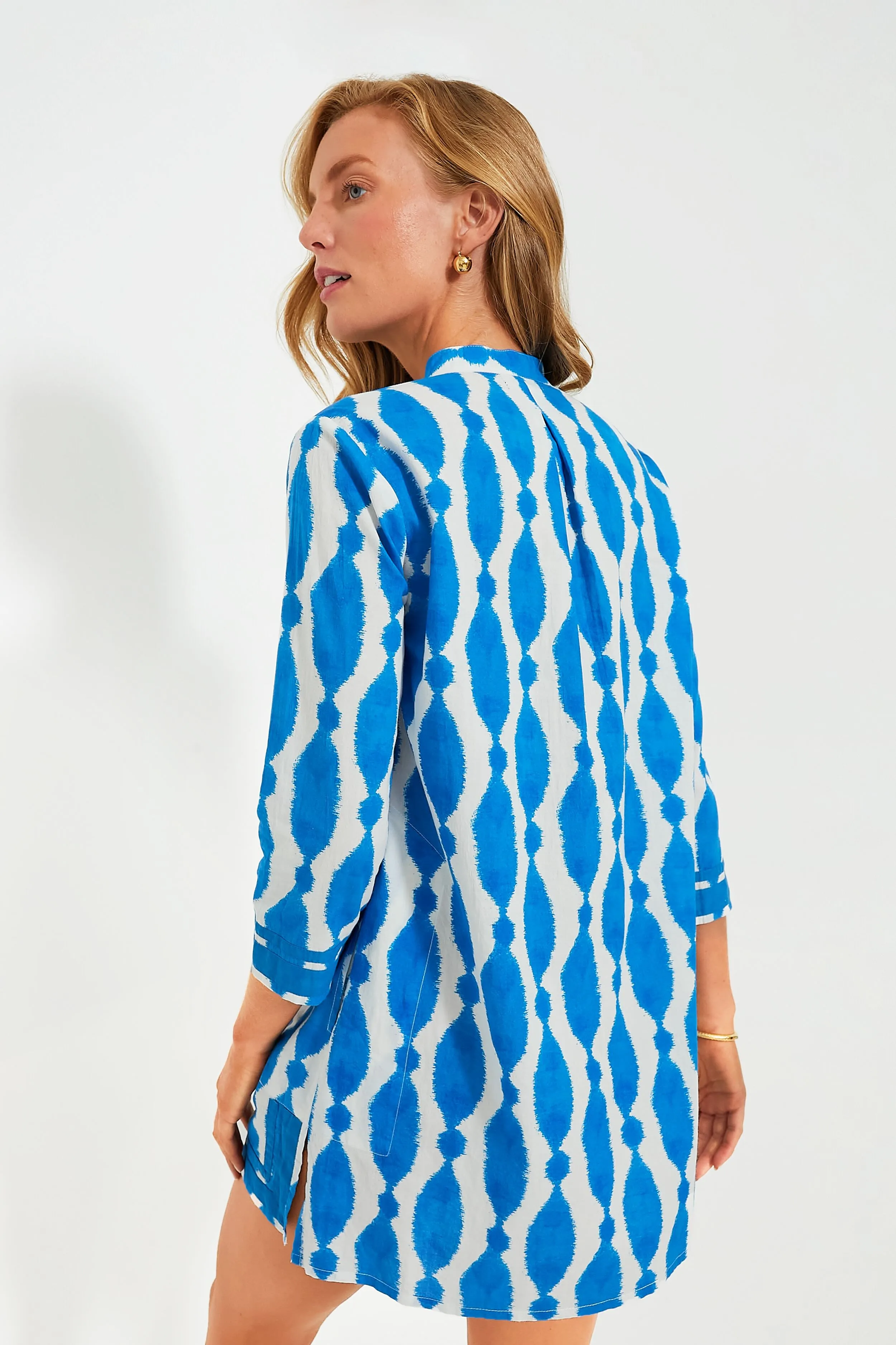 Blue Jalapa Tokyo Short Kurta Dress