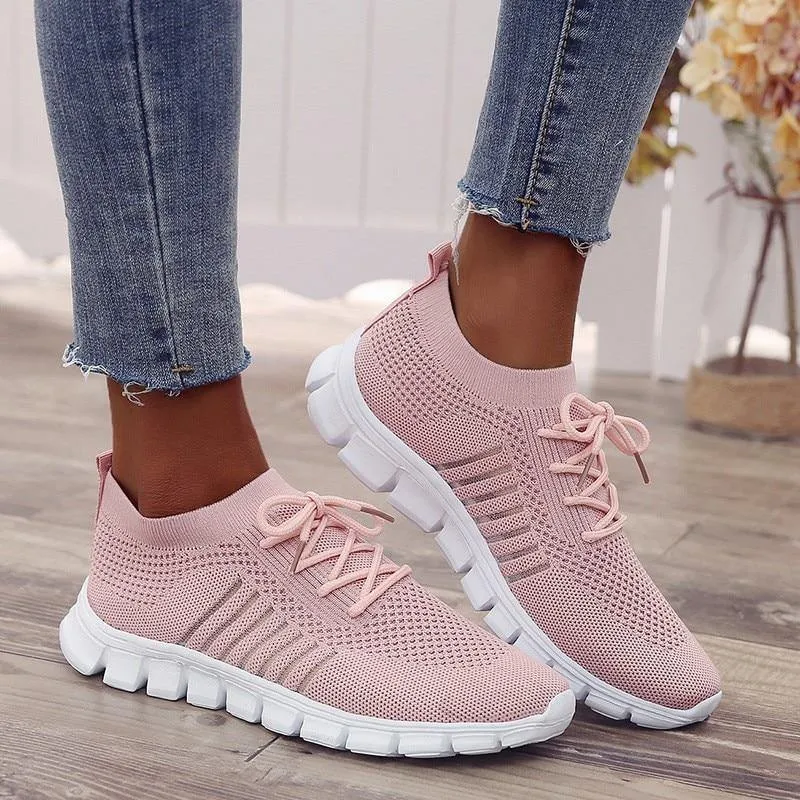 Blush Love Flat Breathable Sneakers