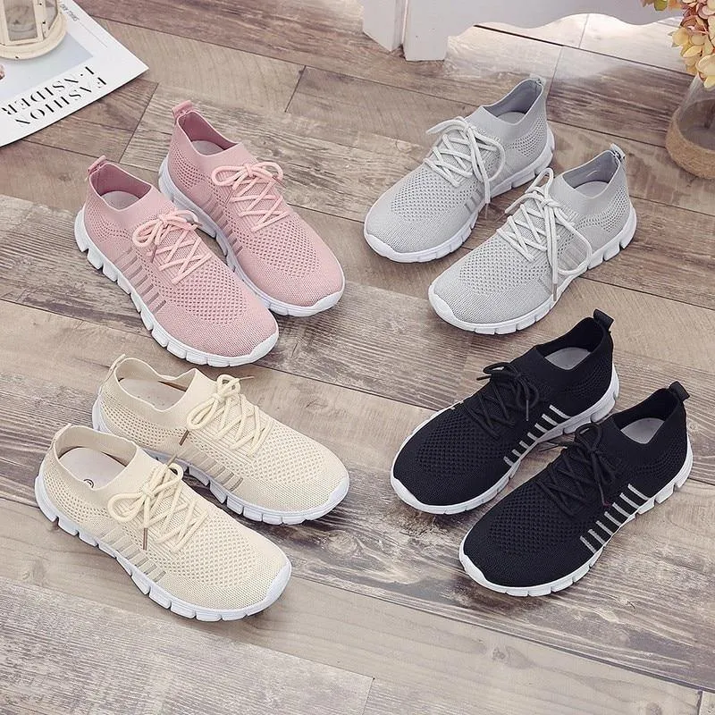 Blush Love Flat Breathable Sneakers