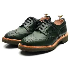 'Bourton' Green Leather Derby Brogues UK 7