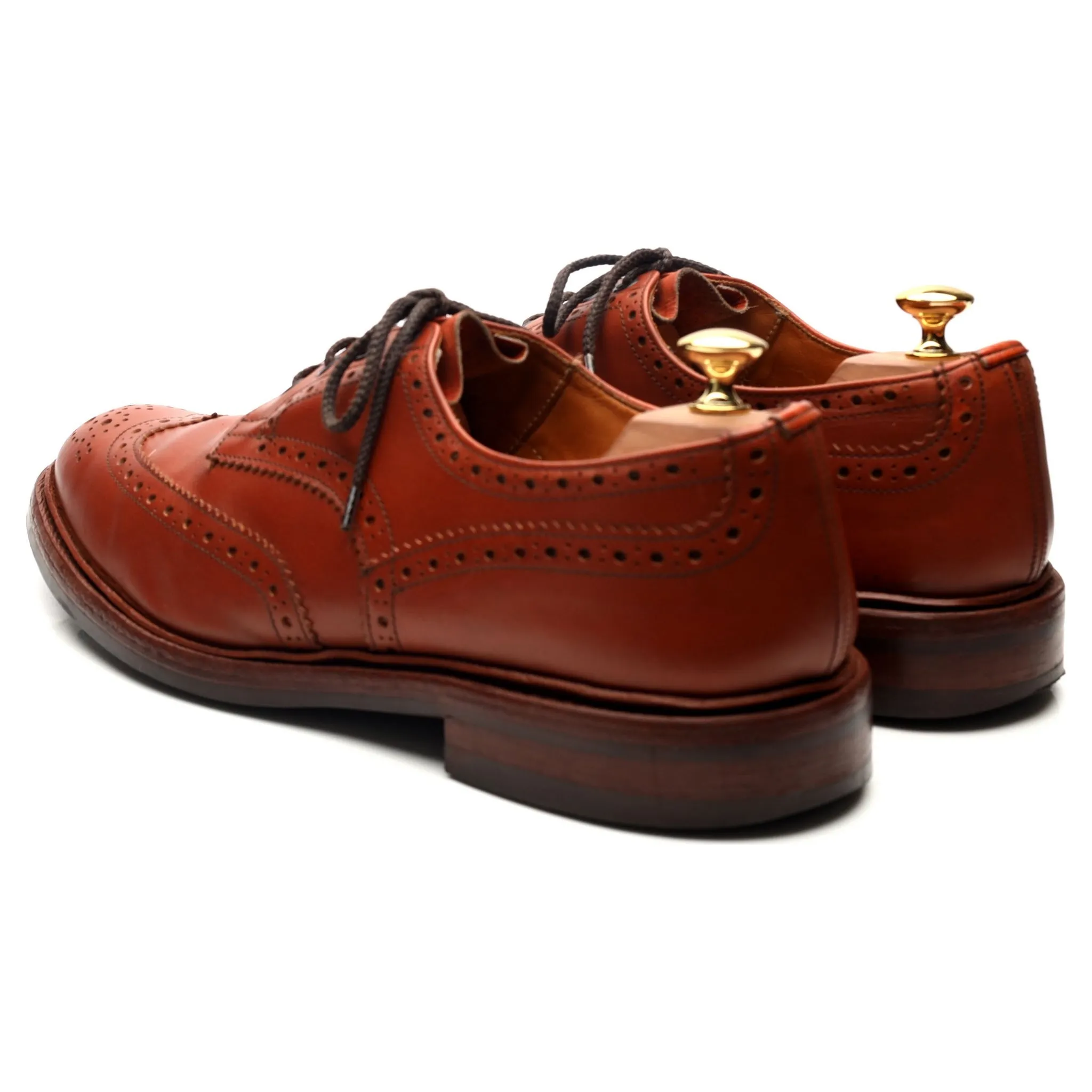 'Bourton' Tan Brown Leather Derby UK 10.5