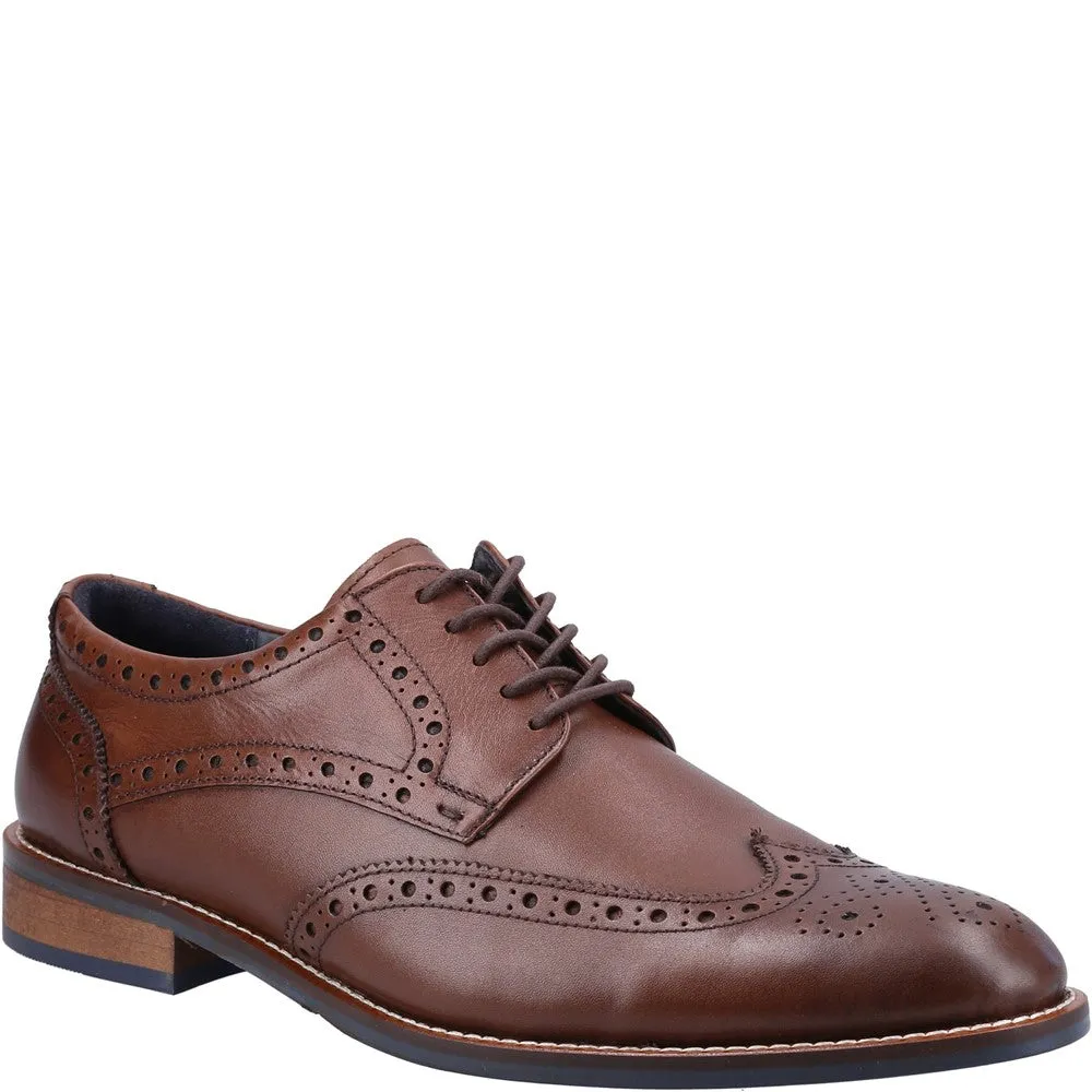 Brown Dustin Brogue Shoes