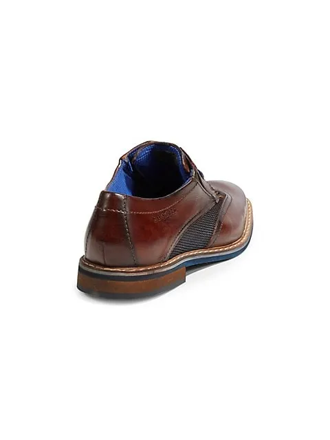 Bugatti - DARK BROWN / BASILEO COLOURBLOCK LEATHER BROGUES