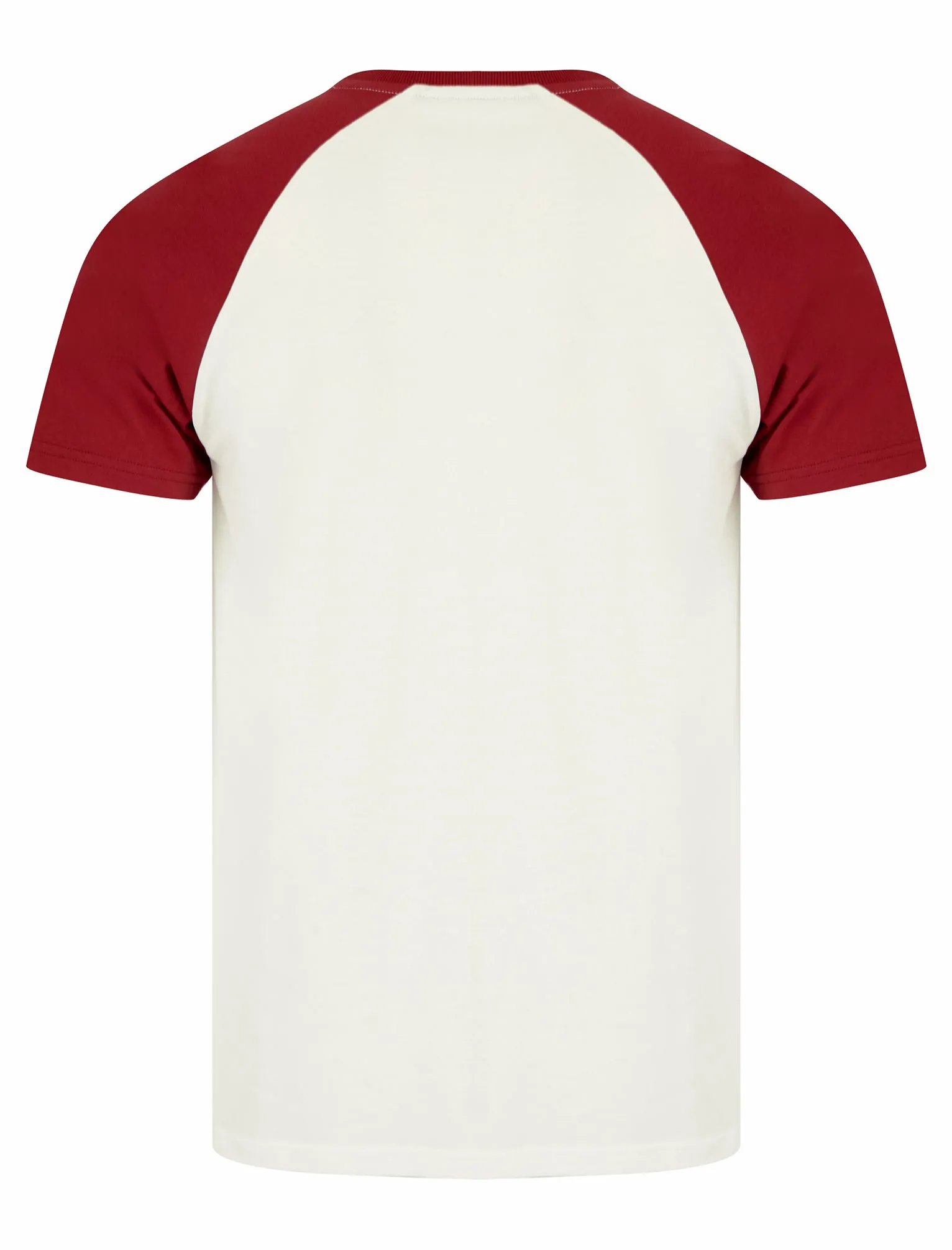 Catalyst Baseball Style Raglan Sleeve Crew Neck T-Shirt in Snow White - Tokyo Laundry