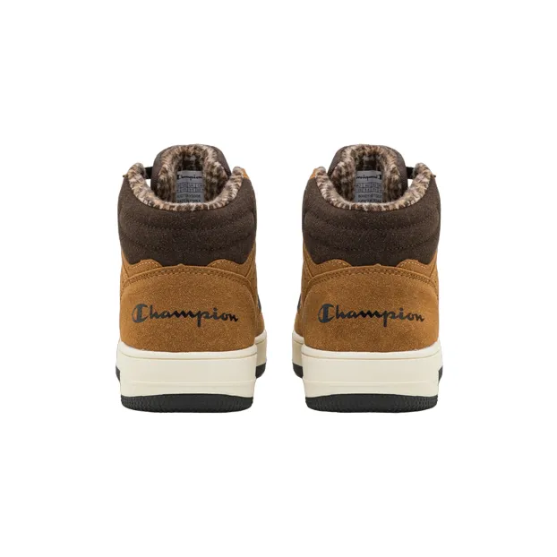 Champion scarpa sneakers alta da ragazzo Rebound Mid Winterized S32719 YS008 giallonero