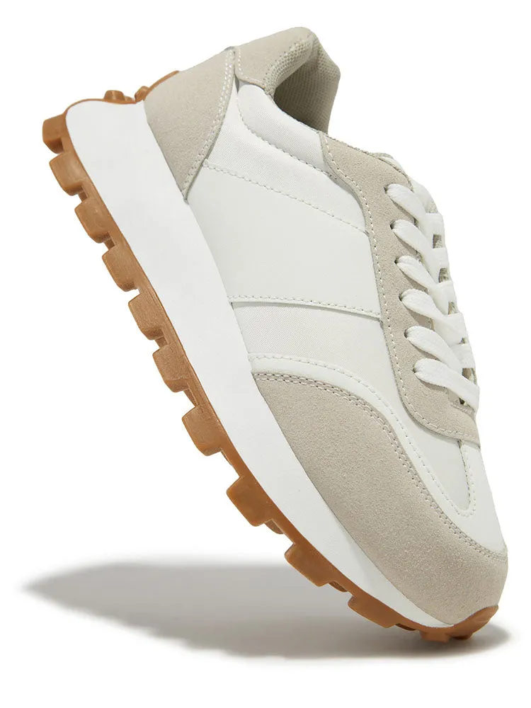 Chunky Sole Lace-up Sneakers