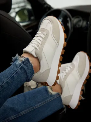 Chunky Sole Lace-up Sneakers