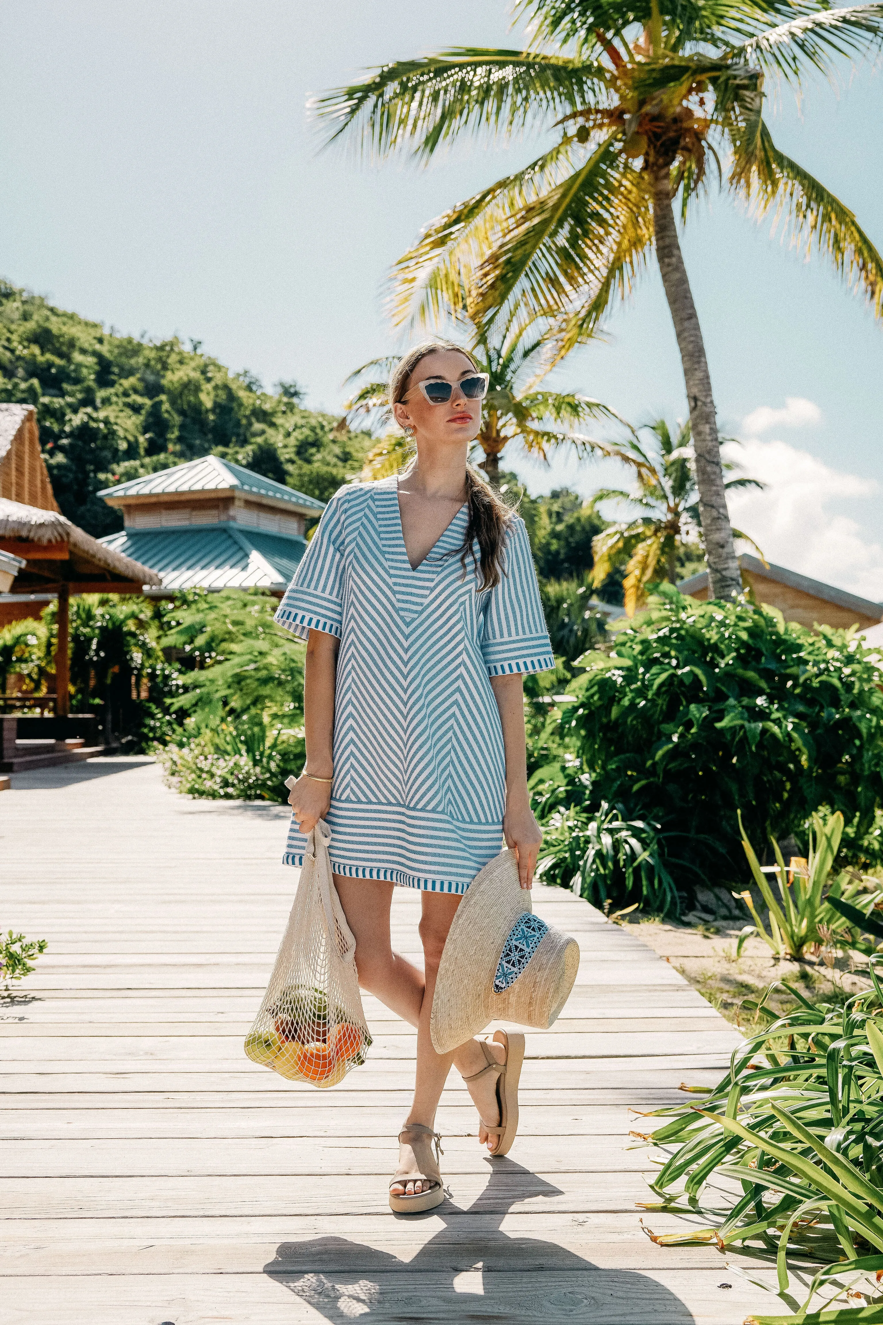 Coastal Stripe Foster Dress