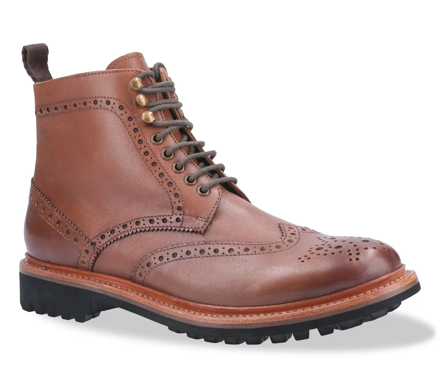 Cotswold Rissington Commando Brogue Boots