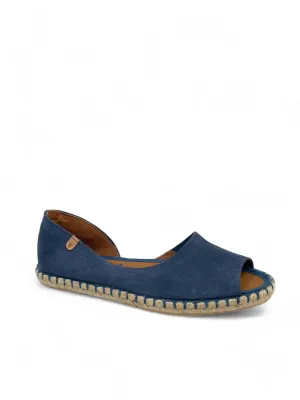 Cruz Serraje Open-toe Flats Espadrilles