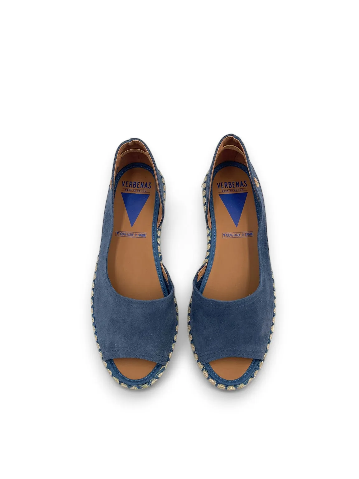 Cruz Serraje Open-toe Flats Espadrilles