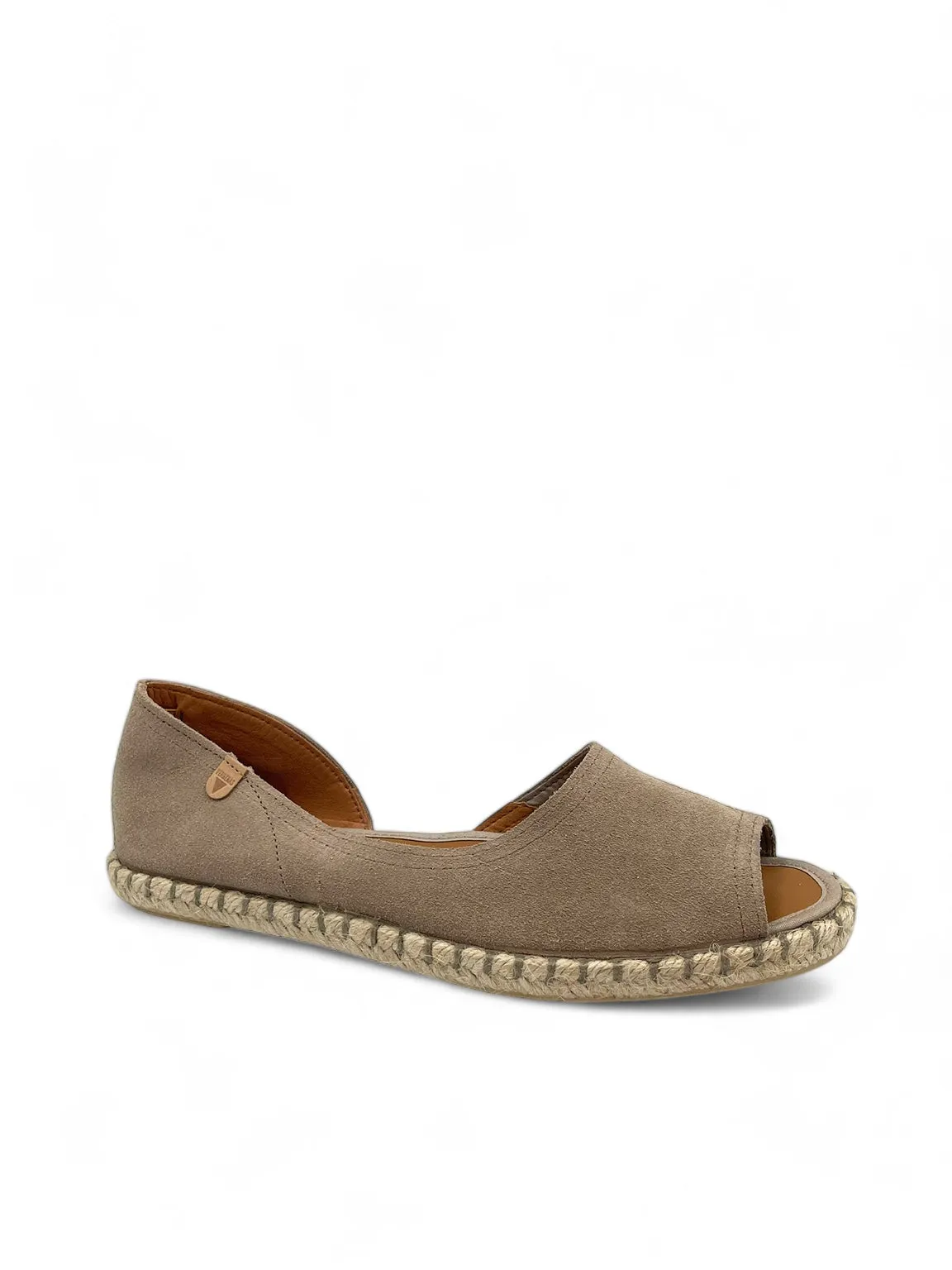 Cruz Serraje Open-toe Flats Espadrilles