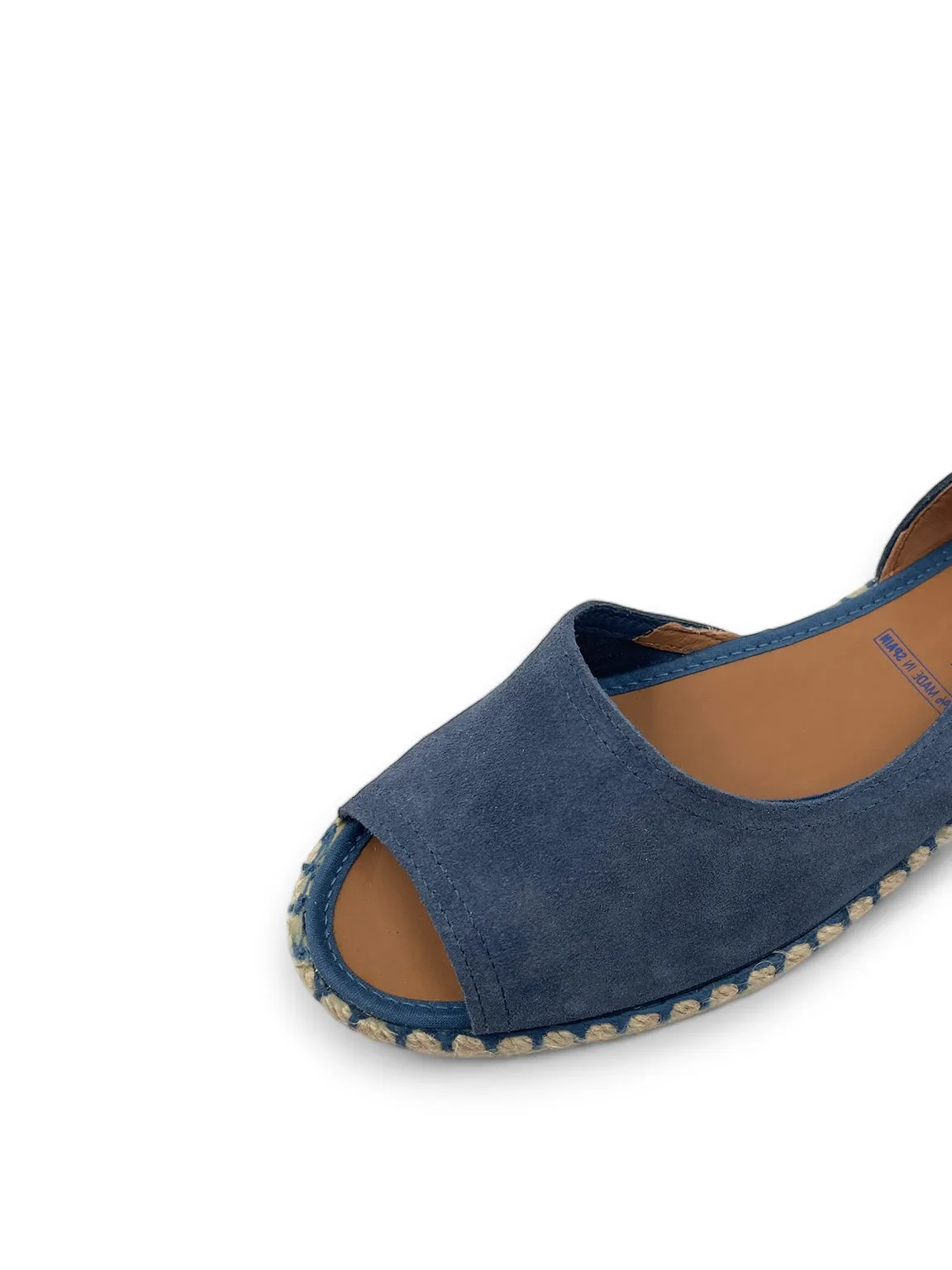 Cruz Serraje Open-toe Flats Espadrilles