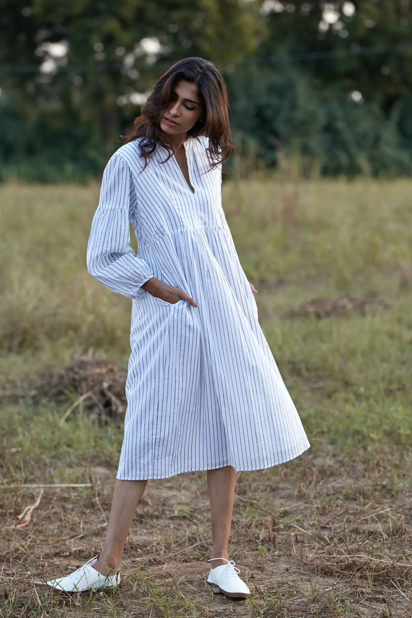 Dhara Dress - Stripe