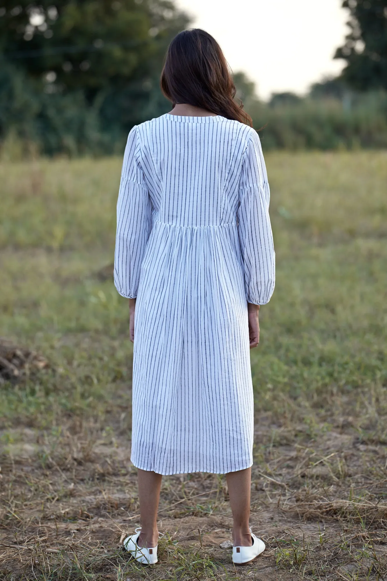 Dhara Dress - Stripe