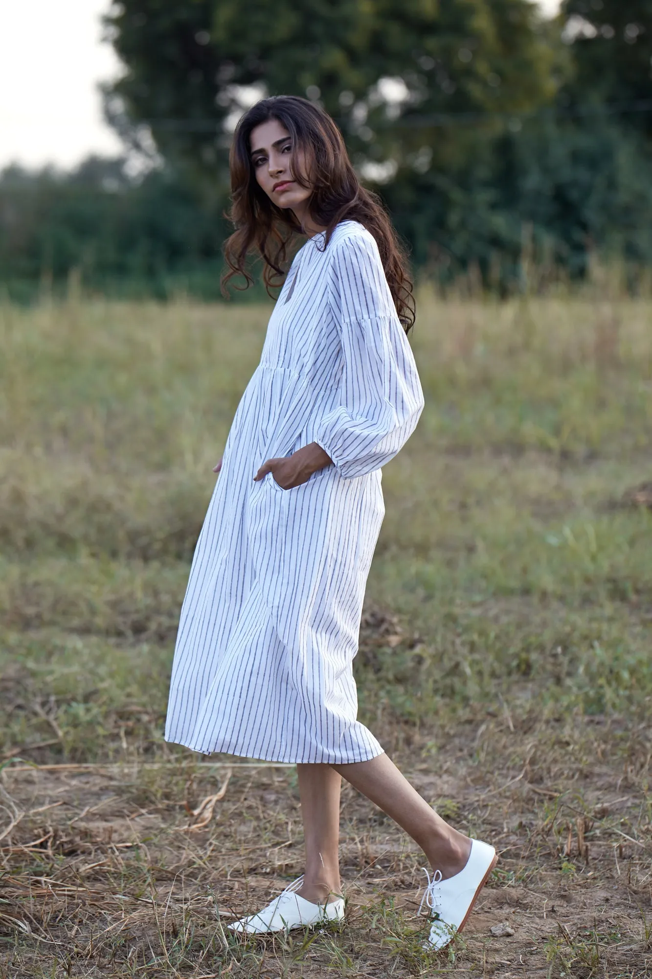 Dhara Dress - Stripe