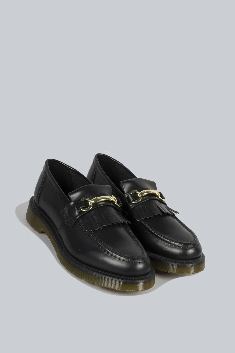 DR MARTENS ADRIAN SNAFFLE SMOOTH LEATHER KILTIE LOAFERS