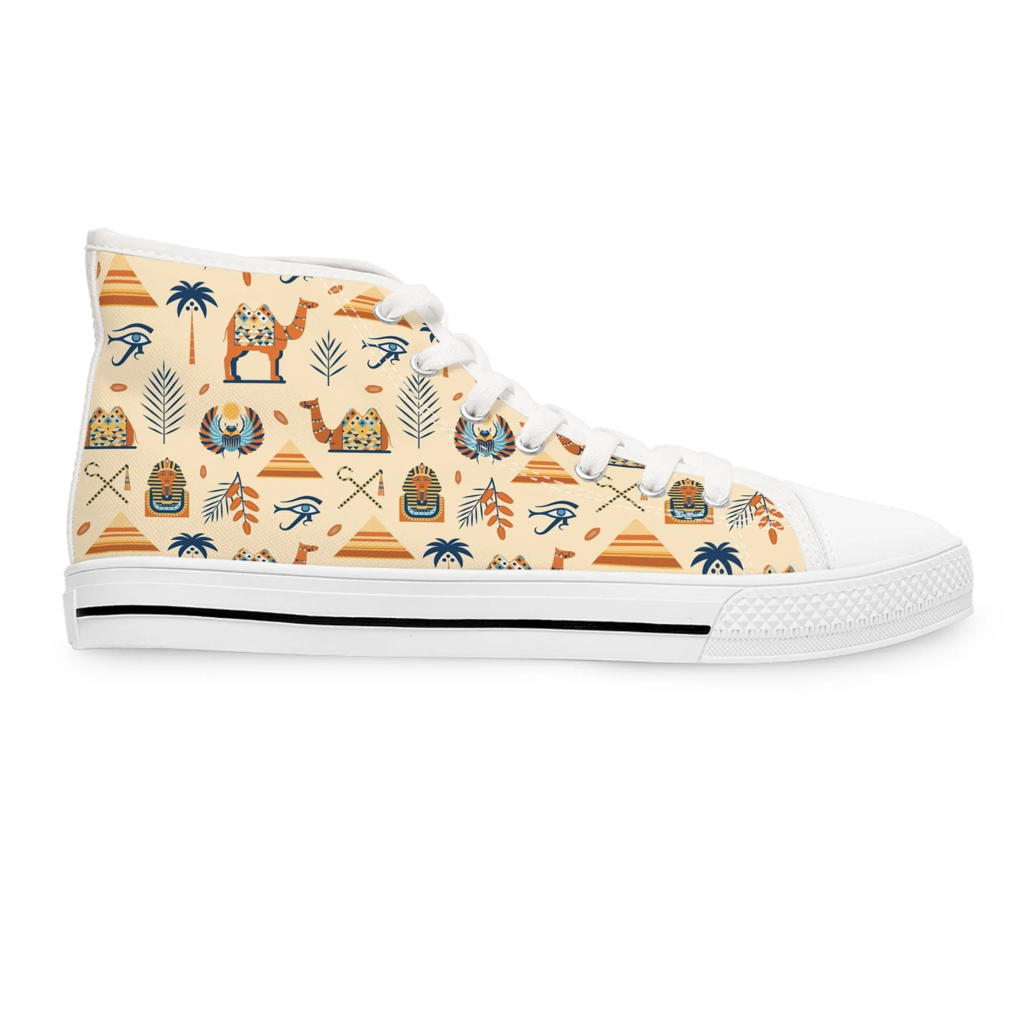 Egypt Women's High Top Sneakers