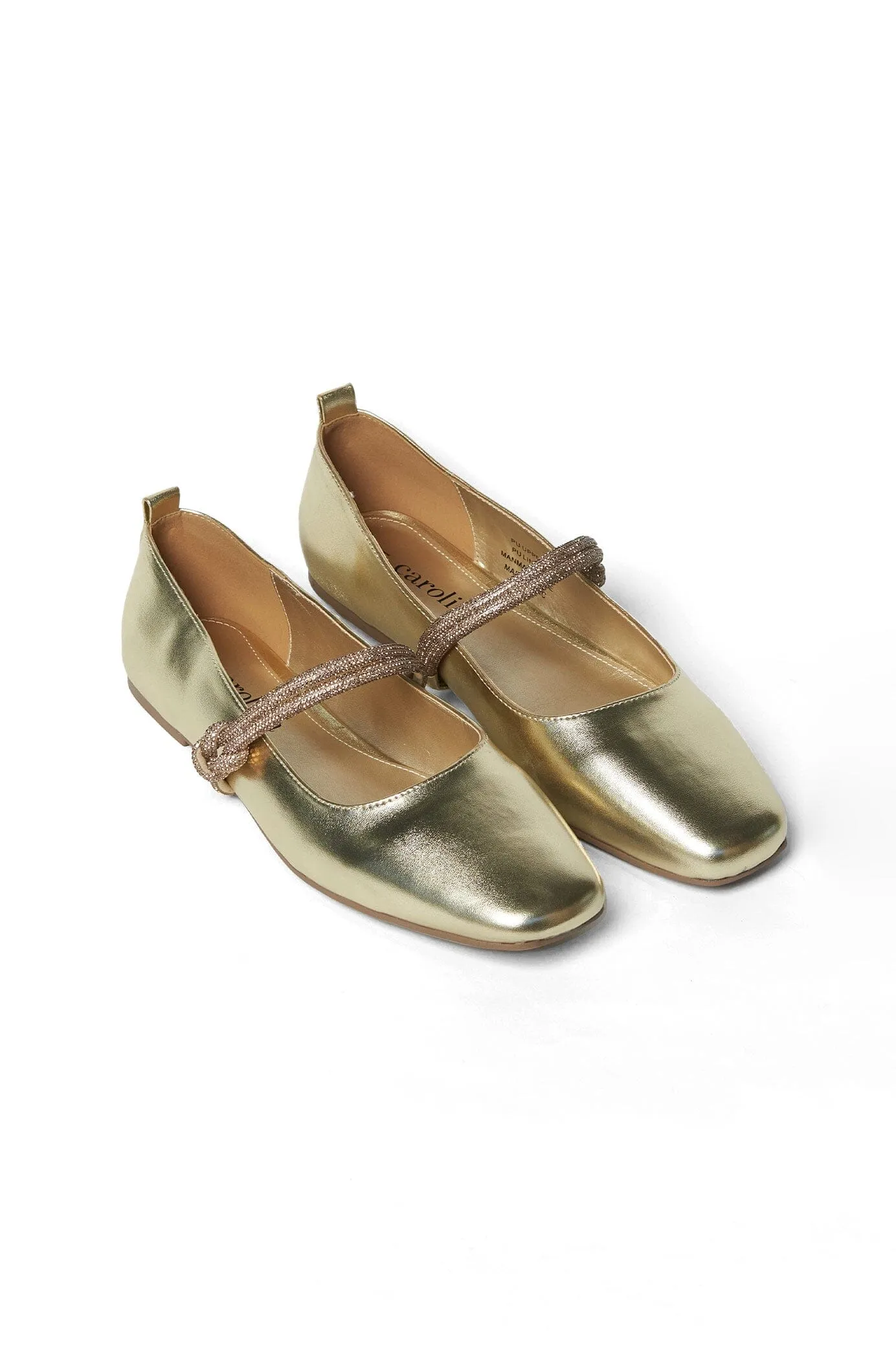 Elara Ballet Flats Gold