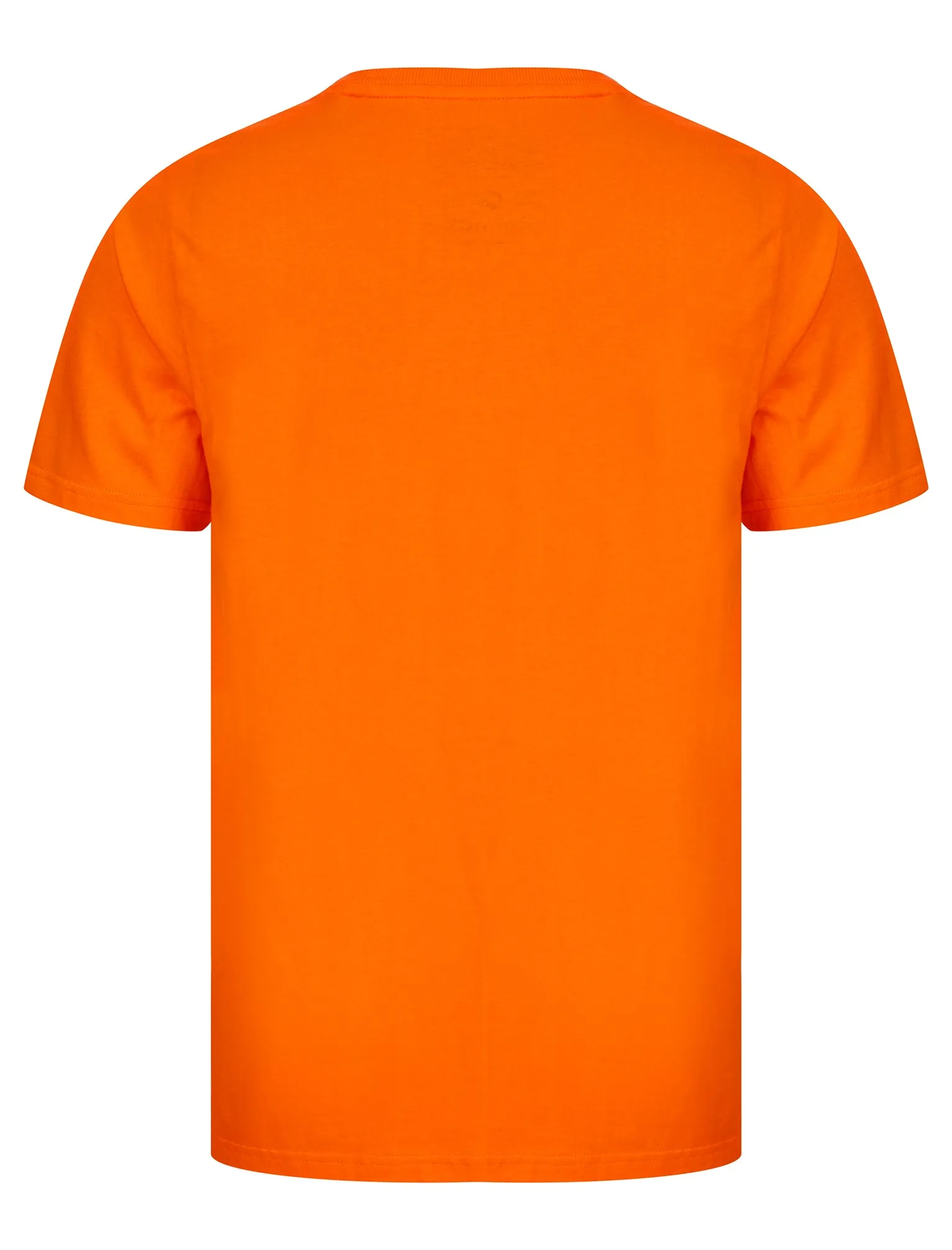 Empire Motif Cotton Jersey T-Shirt in Golden Poppy Orange - Tokyo Laundry