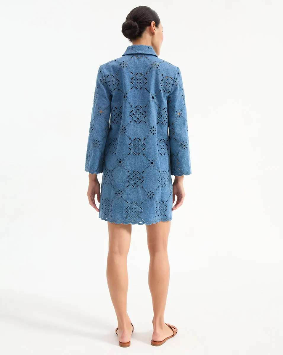 Erilyn Eyelet Shirtdress