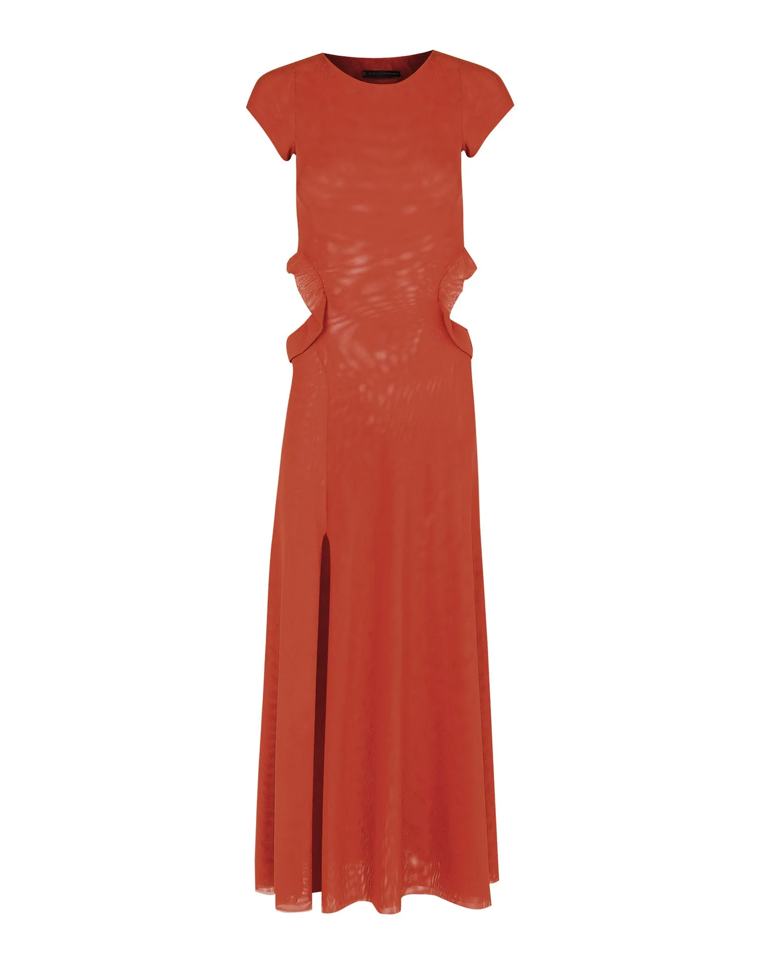 Evie Long Dress - Grapefruit