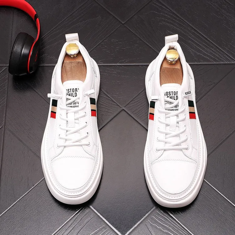 Fashion Leather Men Casual Sneakers