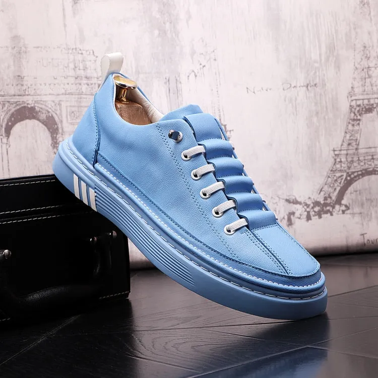 Fashion Leather Men Casual Sneakers