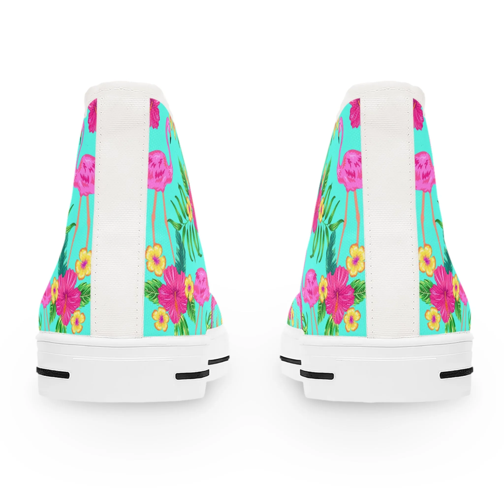 Flamingo Women's High Top Sneakers