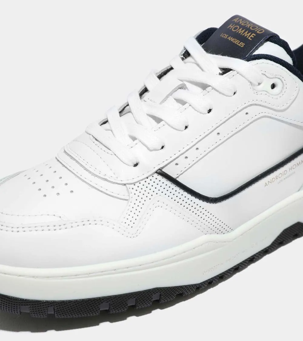 Forum Court | White Leather Navy AHP224-71