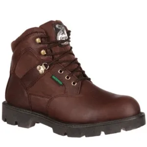 Georgia Boot Men's Homeland Brown Steel Toe Work Boot G105