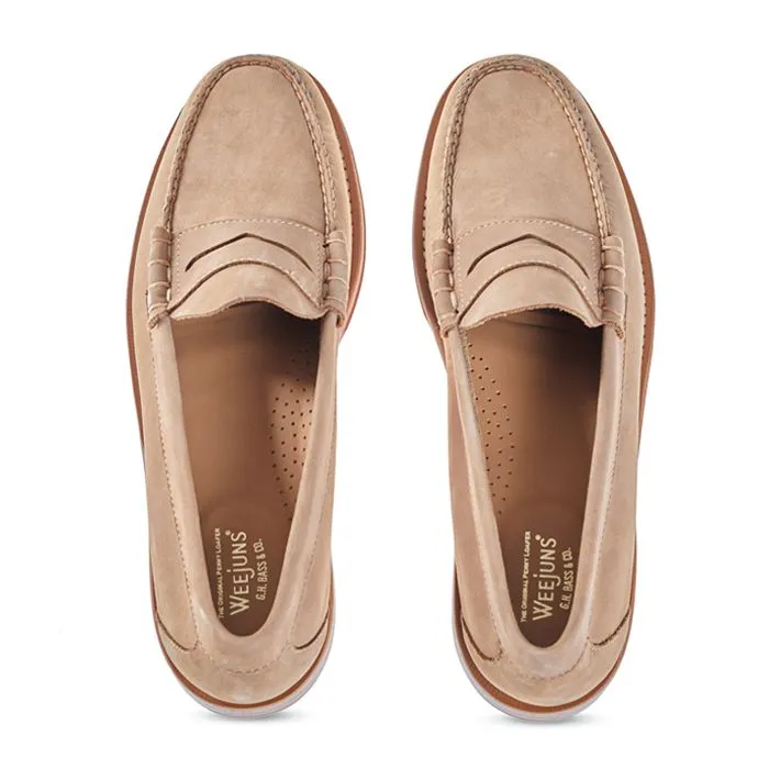 G.H Bass Heritage Larson Nubuck Penny Loafer: EARTH