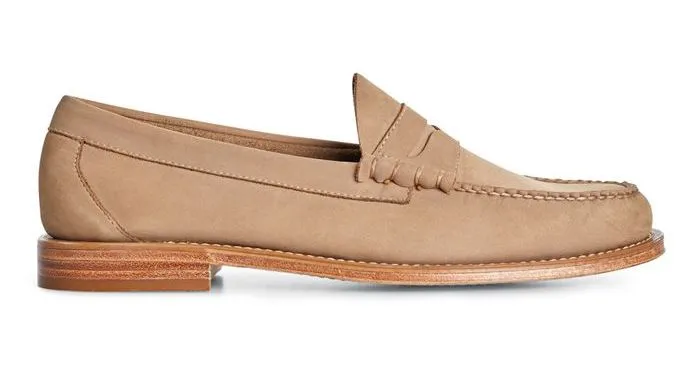 G.H Bass Heritage Larson Nubuck Penny Loafer: EARTH